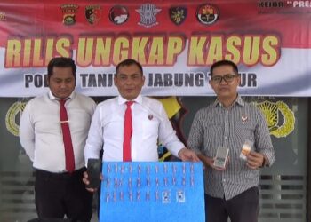 SP (17) Terkangkap Sat Narkoba Polres Tanjabtim Dengan Barang Bukti…