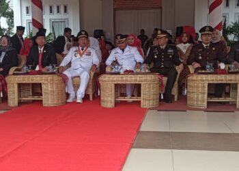 Bupati Tanjung Jabung Timur H Romi Hariyanto, SE, Pimpin Upacara HUT RI ke 79