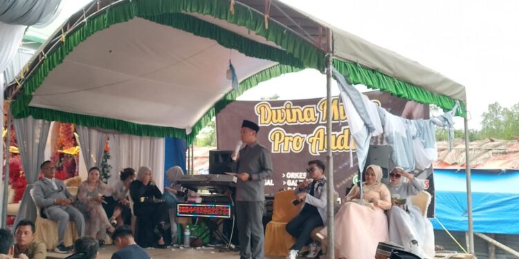 Disambut Lagu Diminta Merata, Calon Wakil Bupati: Paslon Dilla-Muslimin Sampaikan Aturan Setelah Penetapan