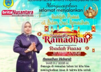 Keluarga Besar SMKN 2 Tanjung Jabung Timur Mengucapkan Selamat Menunaikan Ibadah Puasa