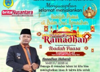 Keluarga Besar SMPN 29 Tanjabtim Mengucapkan Selamat Menunaikan Ibadah Puasa Ramadhan 1446 H