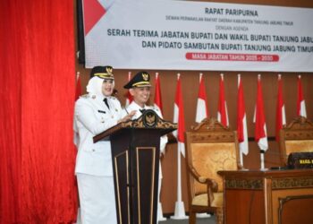 Sambutan Bupati Tanjung Jabung Timur Mendapat Standing Applause