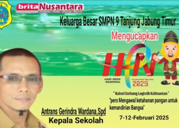 SMPN  9 Tanjung Jabung Timur Mengucapkan Selamat Hari Pers Nasional