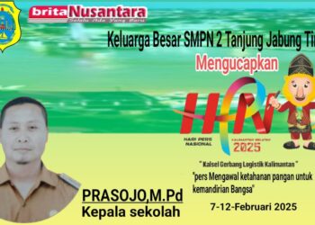Keluarga Besar SMPN 2 Tanjabtim Mengucapkan Selamat Hari Pers Nasional
