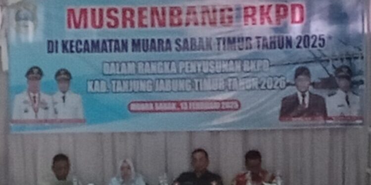 Ketua DPRD Tanjabtim Hadiri Musrembang Kecamatan Sabak Timur