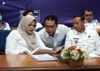 Didampingi Wakil Bupati Tanjabtim Muslimin Tanja, Dillah Hich Gelar Rapat Perdana Dengan Seluruh OPD