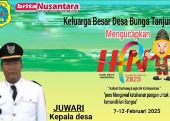 Kepala Desa Bunga Tanjung Berserta Jajarannya Mengucapkan Selamat HPN