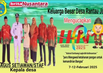 Kepala Desa Rantau Jaya Mengucapkan Selamat Hari Pers Nasional