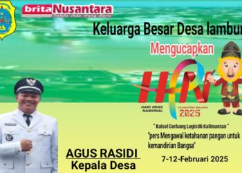 Kepala Desa Lambur I Bersama Jajarannya Mengucapkan Selamat Hari Pers Nasional