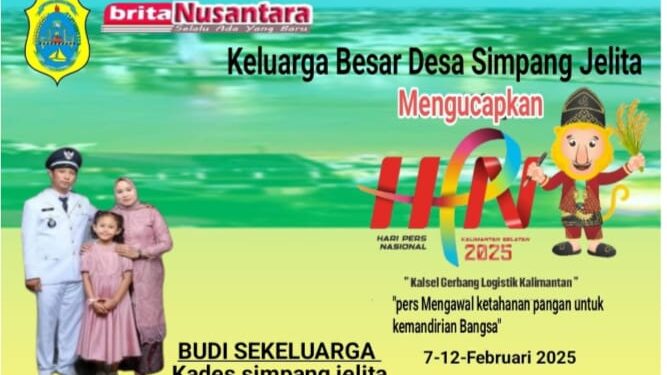 Kepala Desa Simpang Jelita Mengucapkan Selamat Hari Pers Nasional