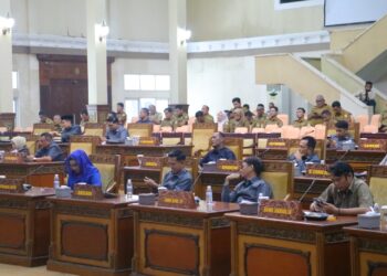 DPRD Tanjabtim Gelar Paripurna Pandangan Umum Fraksi Nota Pengantar LPJ Bupati Tahun 2024