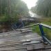 Jembatan Penghubung Desa Jatimulyo – Desa Sidomukti Ambruk