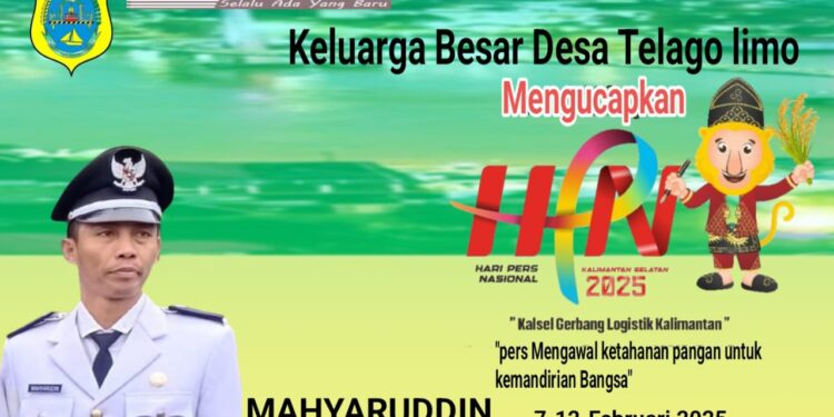 Kepala Desa Telago Limo Ucapkan Selamat Hari Pers Nasional