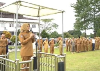 Hari Pertama Kerja Usai Libur Lebaran, Bupati Tanjabtimur Soroti Kedisiplinan ASN