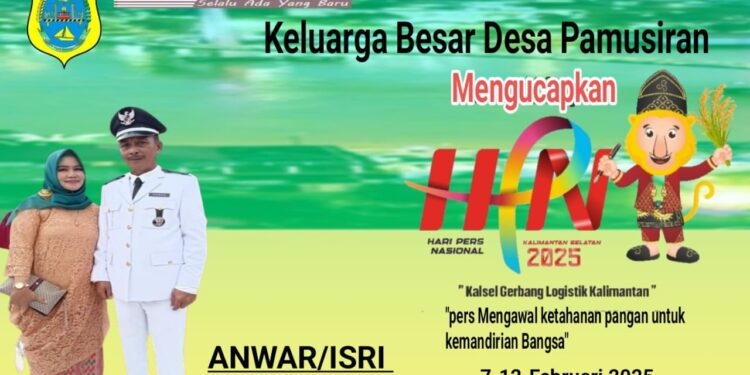 Kepala Desa Pamusiran Mengucapkan Selamat Hari Pers Nasional