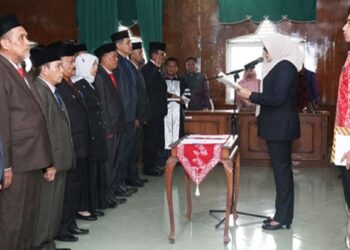 Bupati Dillah Lantik 19 Pejabat Tinggi Pratama di Lingkungan Pemkab Tanjabtim