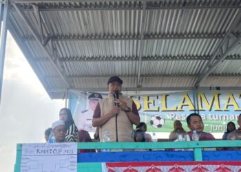 Usman, S.I.P, Anggota DPRD Tanjabtim Hadiri Pembukaan Kades Cup