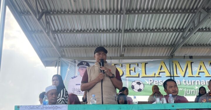 Usman, S.I.P, Anggota DPRD Tanjabtim Hadiri Pembukaan Kades Cup