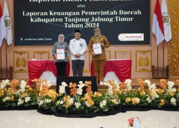 Kinerja Keuangan Konsisten Baik, Pemkab Tanjabtim Raih Opini WTP ke-8 Kali Berturut