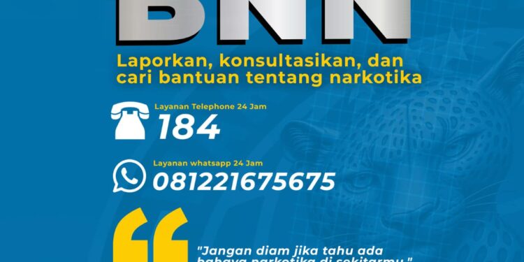 SATU PANGGILAN UNTUK SELAMATKAN NYAWA, CALL CENTER BNN 184