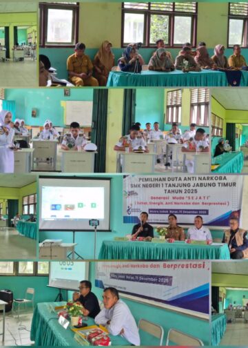 BNNK Tanjabtim Gelar Pemilihan Duta Pelajar Anti Narkoba di Tingkat Pelajar