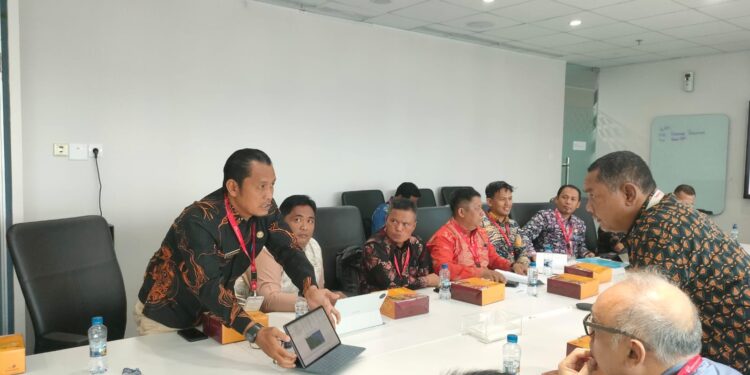 Perjuangkan Pemerataan Sinyal, Kadis Kominfo Tanjabtim Sambangi Telkom Landmark Jakarta