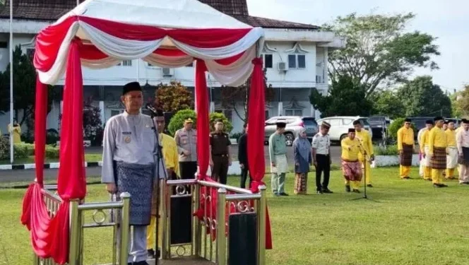 HUT ke-69 Provinsi Jambi, Wabup Muslimin Tanja Jadi Inspektur Upacara