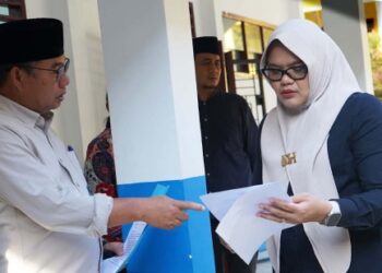 Bupati Tanjabtim Monev Pembangunan di Kecamatan Mendahara Ulu