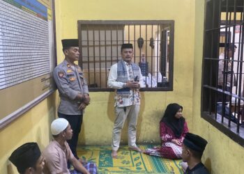 Hangatnya Suasana Ramadhan Di Balik Jeruji Besi, Sat Tahti Polres Tanjab Timur Gelar Buka Puasa Bersama Tahanan