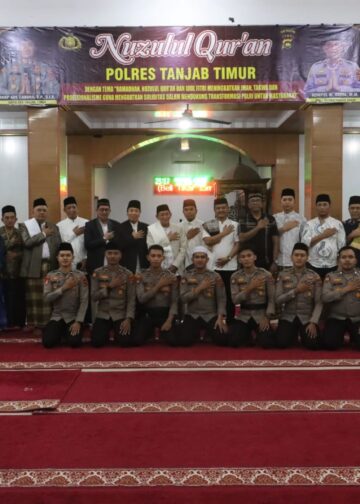 Polres Tanjung Jabung Timur menerima kunjungan Silaturahim dan Safari Ramadhan 1447 H dari *Ketua Umum MUI Provinsi Jambi,