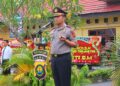 Kapolres Pimpin Upacara Serah Terima Jabatan PJU Dan Sejumlah Kapolsek Di Jajaran Polres Tanjabtim