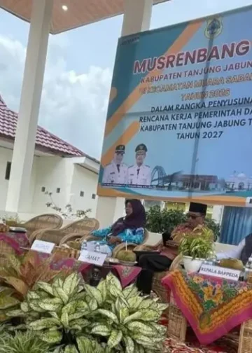 Musrenbang Kecamatan Sabak Barat,” Anggota DPRD Tanjabtim Tampung Aspirasi Masyarakat