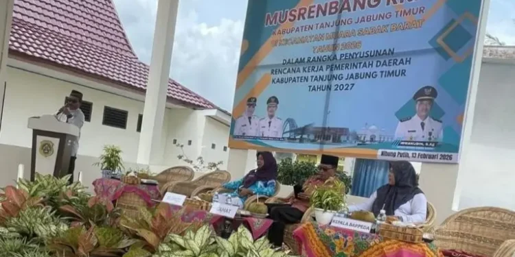 Musrenbang Kecamatan Sabak Barat,” Anggota DPRD Tanjabtim Tampung Aspirasi Masyarakat