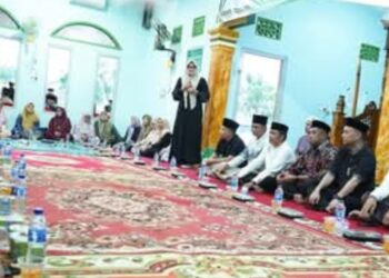 Bupati dan Wabup Tanjabtim Safari Ramadhan 1447 H di Kecamatan Muara Sabak Timur