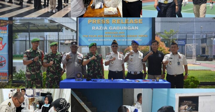 BNNK Tanjabtim Razia Lapas Narkotika Kelas IIB Muara Sabak, Ini Hasilnya