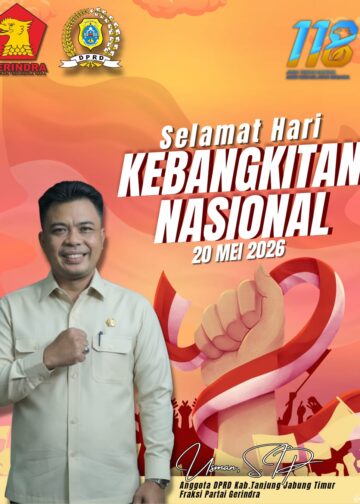 Usman, S.IP Ucapkan Selamat Hari Kebangkitan Nasional 2026, Ajak Masyarakat Perkuat Persatuan