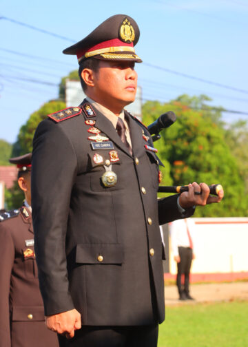 Upacara Hari Kebangkitan Nasional Berlangsung Hikmad Di Polres Tanjab Timur