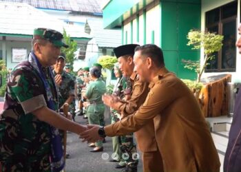 Wakil Bupati Tanjabtim, Muslimin Tanja, S.Th.I., M.Si., Menghadiri Kunjungan Kerja (kunker) Pangdam XX/Tanjungpura Mayjen TNI Arief Gajah Mada, S.E., M.M.