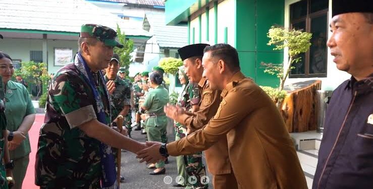 Wakil Bupati Tanjabtim, Muslimin Tanja, S.Th.I., M.Si., Menghadiri Kunjungan Kerja (kunker) Pangdam XX/Tanjungpura Mayjen TNI Arief Gajah Mada, S.E., M.M.