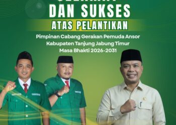 Usman, S.IP Ucapkan Selamat atas Pelantikan Pengurus GP Ansor Cabang Tanjung Jabung Timur