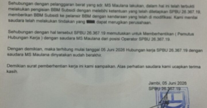 Usai Viral SPBU Teluk Serdang Kecamatan Rantau Rasau Pecat 2 Karyawan Secara Sepihak